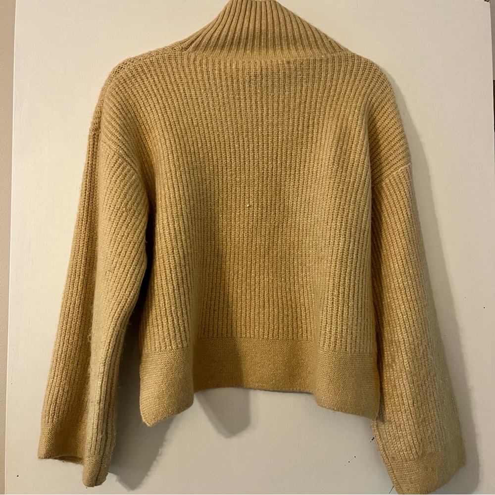 Topshop Cropped Turtleneck Sweater - Picture 5 of 6